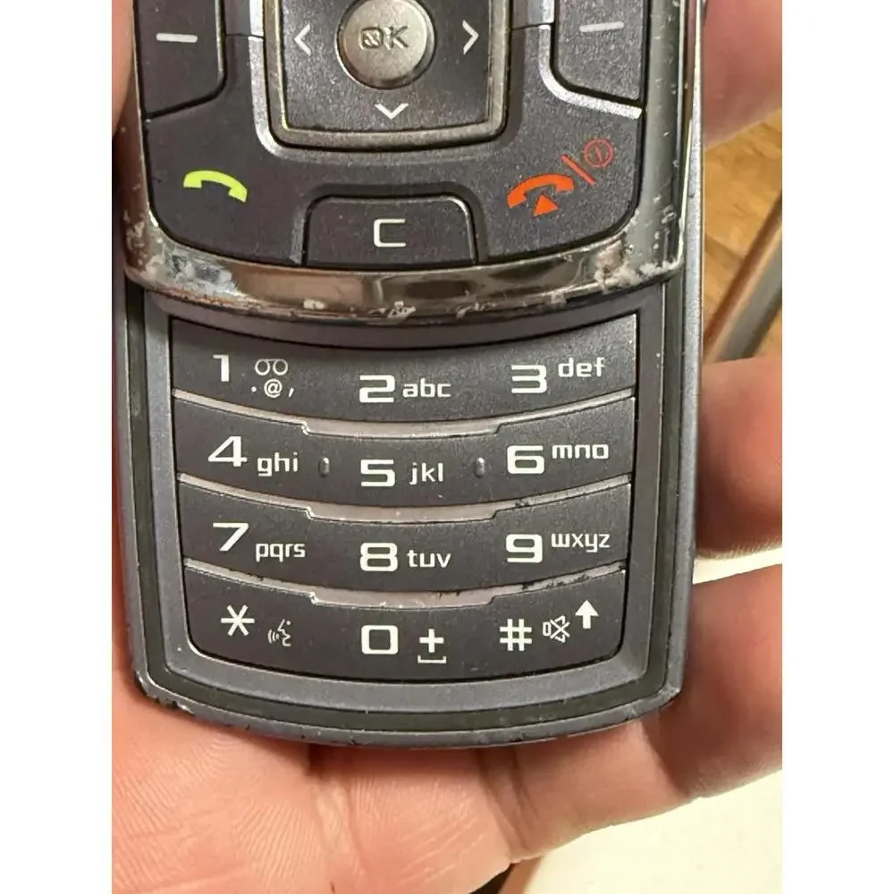 Samsung Katalyst SGH-T739 - Blue and Silver ( T-Mobile ) Rare ( Untested)